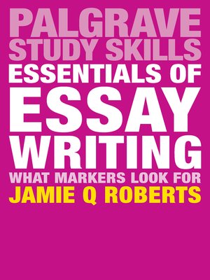 cover image of Essentials of Essay Writing